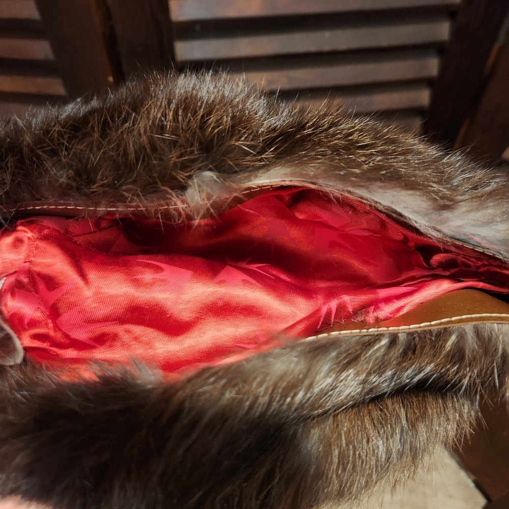 Vintage Brown Fur Pillbox Hat - Picture 4 of 5